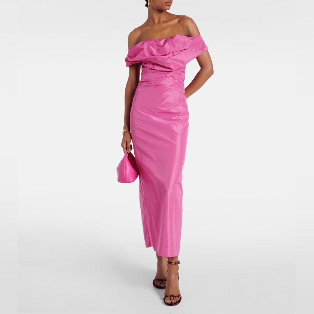 NWT Staud Andrea off-shoulder gown Size 2